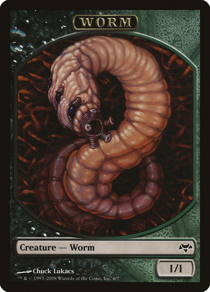 Worm [Eventide Tokens] | Dumpster Cat Games