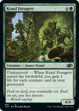 Kraul Foragers [Jumpstart 2022] | Dumpster Cat Games