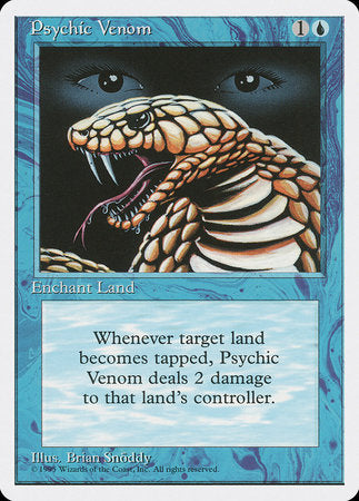 Psychic Venom [Fourth Edition] | Dumpster Cat Games