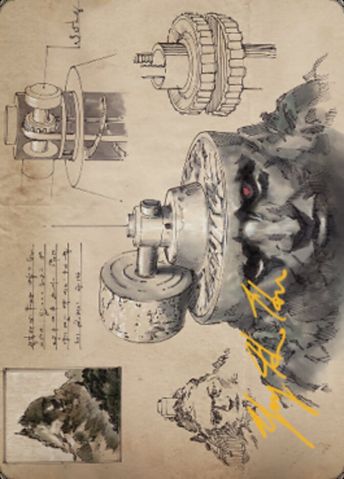 Millstone Art Card (Gold-Stamped Signature) [The Brothers' War Art Series] | Dumpster Cat Games