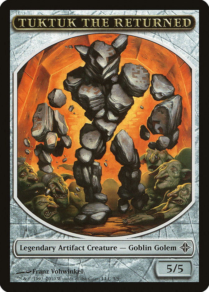 Tuktuk the Returned [Rise of the Eldrazi Tokens] | Dumpster Cat Games