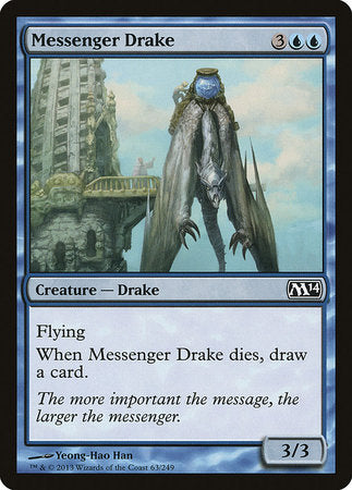 Messenger Drake [Magic 2014] | Dumpster Cat Games