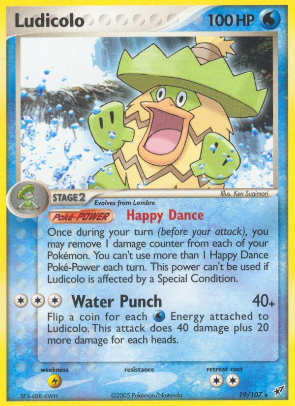 Ludicolo (19/107) [EX: Deoxys] | Dumpster Cat Games