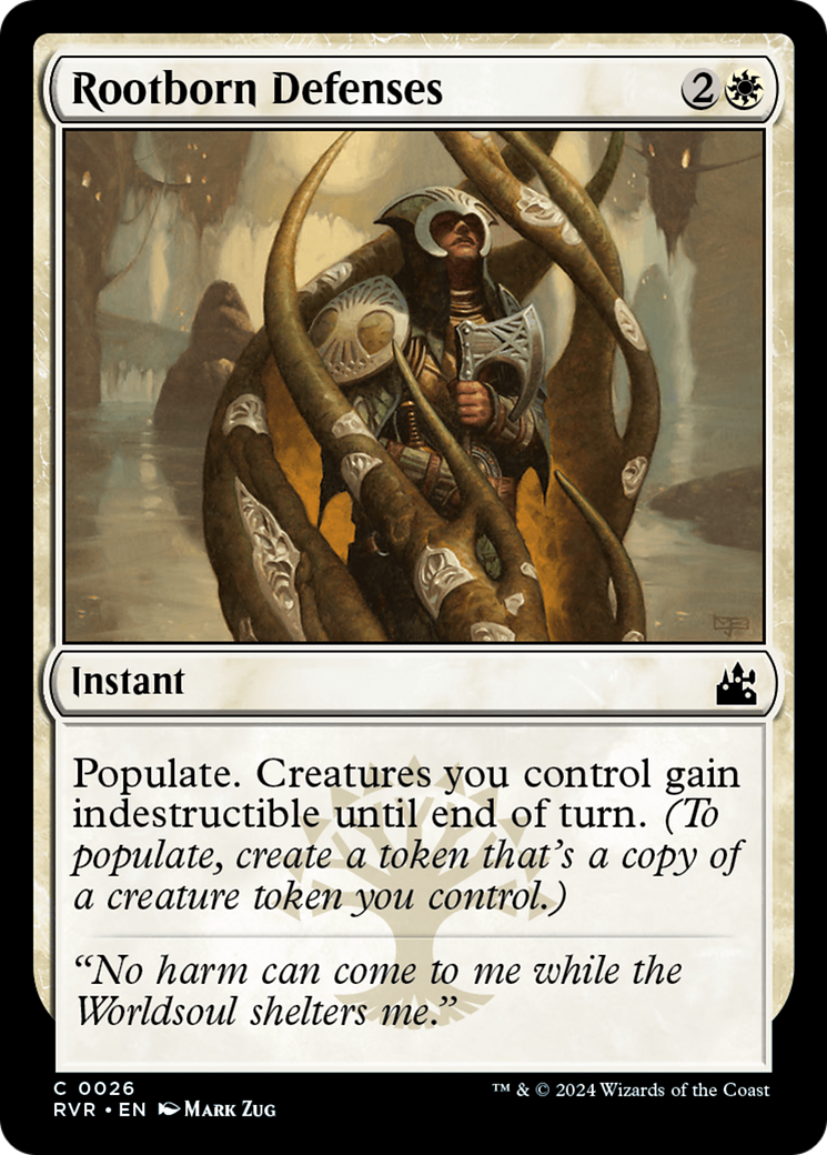 Rootborn Defenses [Ravnica Remastered] | Dumpster Cat Games