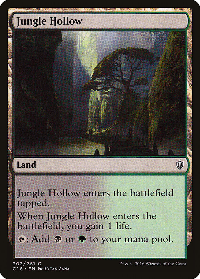 Jungle Hollow [Commander 2016] | Dumpster Cat Games