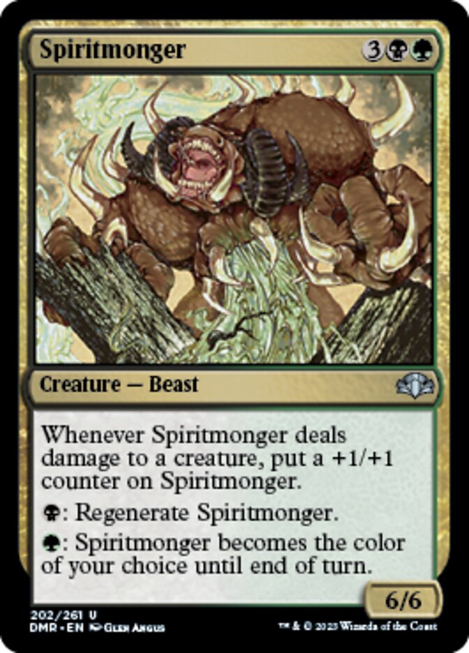 Spiritmonger [Dominaria Remastered] | Dumpster Cat Games