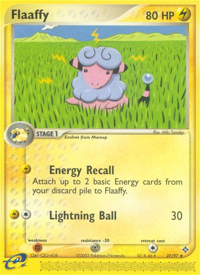 Flaaffy (27/97) [EX: Dragon] | Dumpster Cat Games