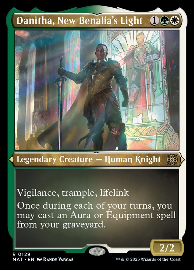 Danitha, New Benalia's Light (Foil Etched) [March of the Machine: The Aftermath] | Dumpster Cat Games