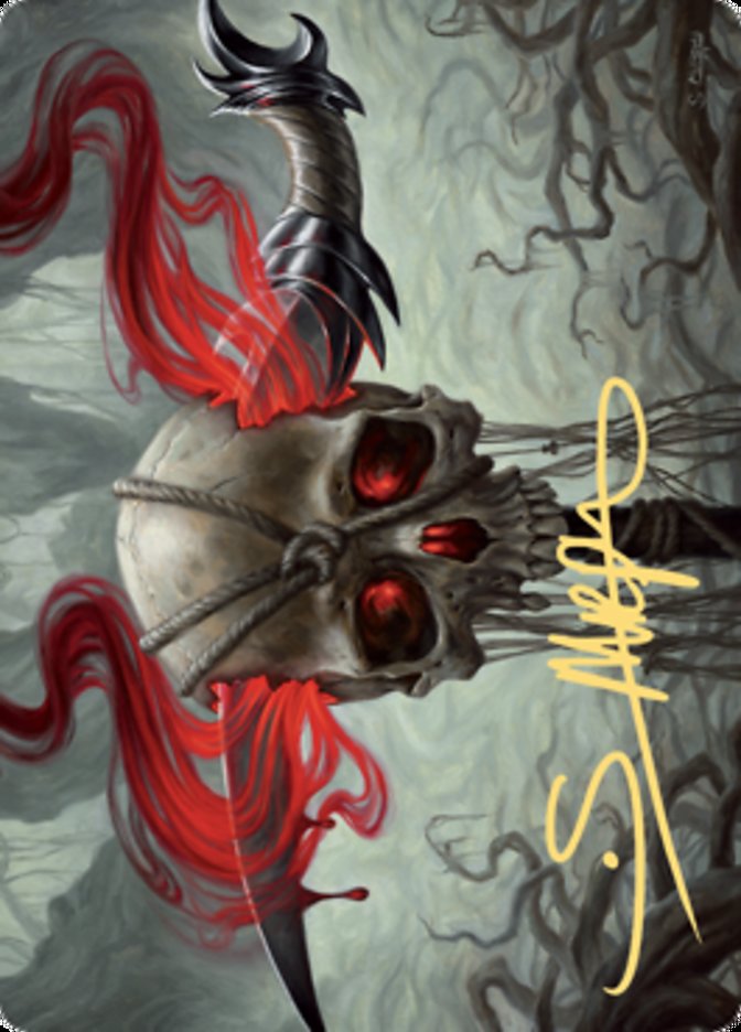 Mind Carver Art Card (Gold-Stamped Signature) [Zendikar Rising Art Series] | Dumpster Cat Games