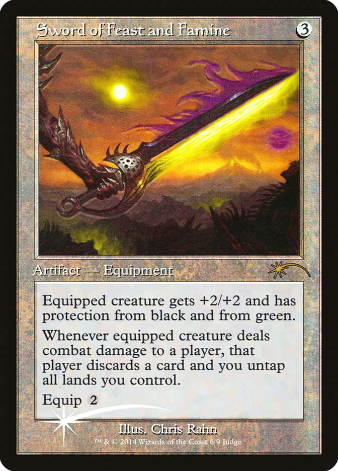 Sword of Feast and Famine [Judge Gift Cards 2014] | Dumpster Cat Games