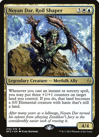 Noyan Dar, Roil Shaper [Battle for Zendikar Promos] | Dumpster Cat Games