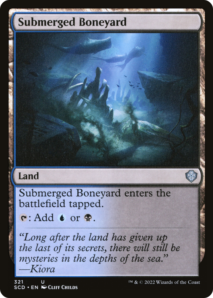 Submerged Boneyard [Starter Commander Decks] | Dumpster Cat Games