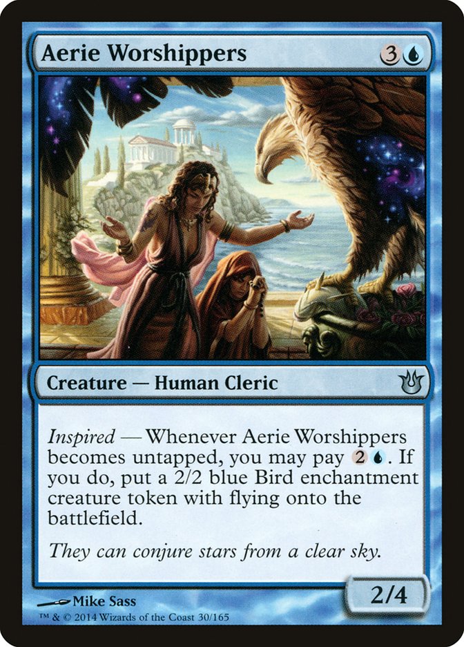 Aerie Worshippers [Born of the Gods] | Dumpster Cat Games