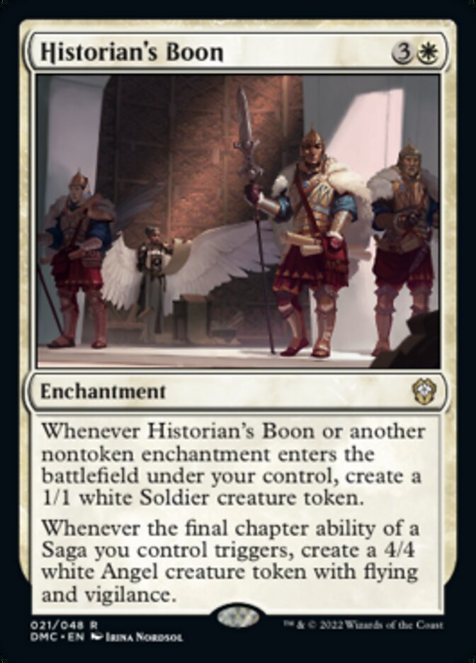 Historian's Boon [Dominaria United Commander] | Dumpster Cat Games