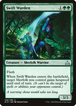 Swift Warden [Rivals of Ixalan] | Dumpster Cat Games