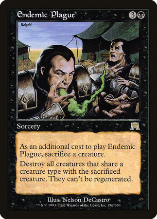 Endemic Plague [Onslaught] | Dumpster Cat Games
