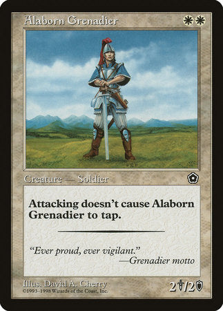 Alaborn Grenadier [Portal Second Age] | Dumpster Cat Games