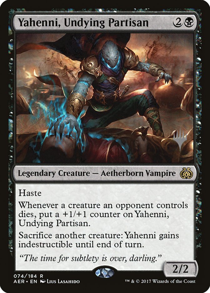Yahenni, Undying Partisan (Promo Pack) [Aether Revolt Promos] | Dumpster Cat Games