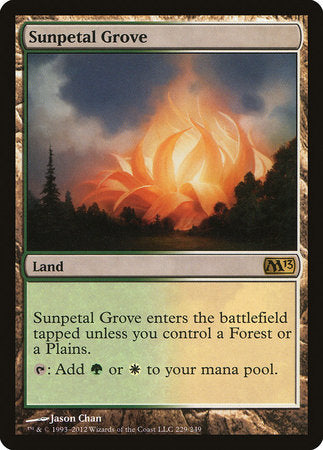 Sunpetal Grove [Magic 2013] | Dumpster Cat Games