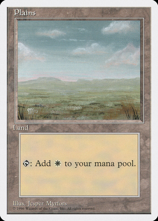 Plains (Signature on Bottom Left) [Introductory Two-Player Set] | Dumpster Cat Games