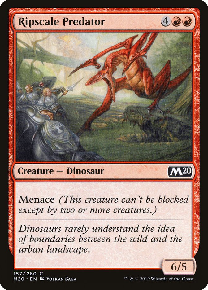 Ripscale Predator [Core Set 2020] | Dumpster Cat Games