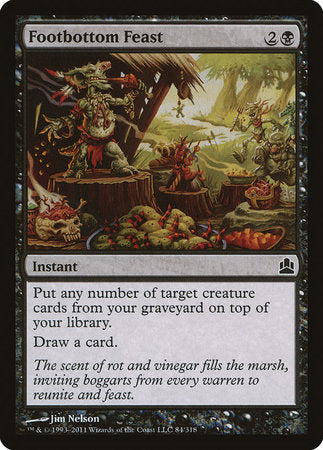 Footbottom Feast [Commander 2011] | Dumpster Cat Games