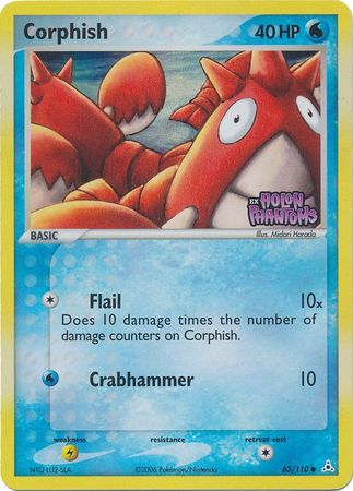 Corphish (63/110) (Stamped) [EX: Holon Phantoms] | Dumpster Cat Games