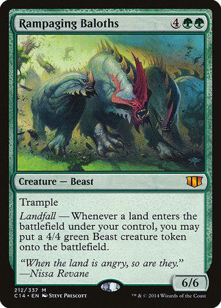 Rampaging Baloths [Commander 2014] | Dumpster Cat Games