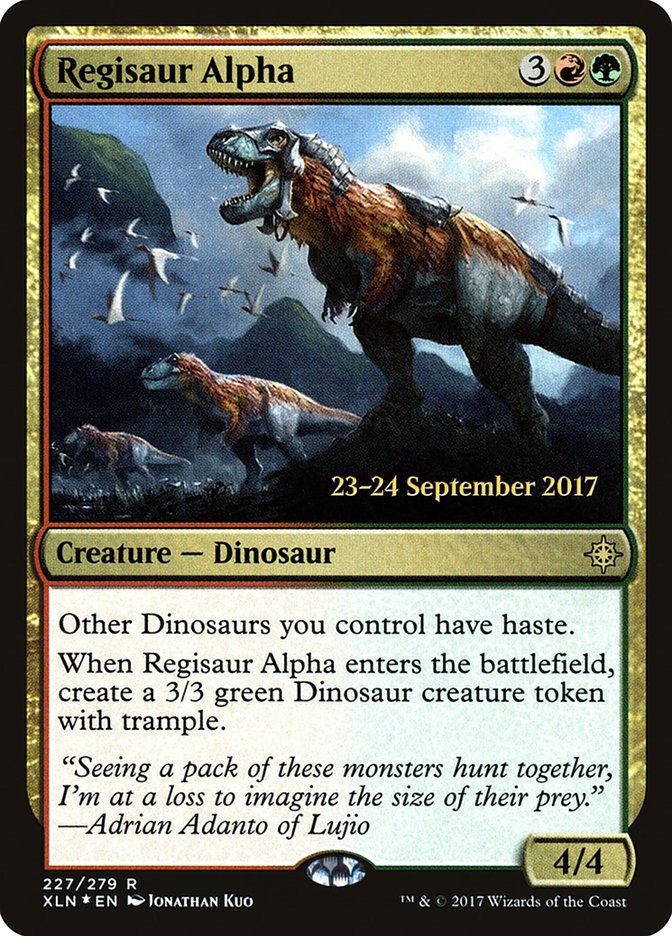 Regisaur Alpha  [Ixalan Prerelease Promos] | Dumpster Cat Games