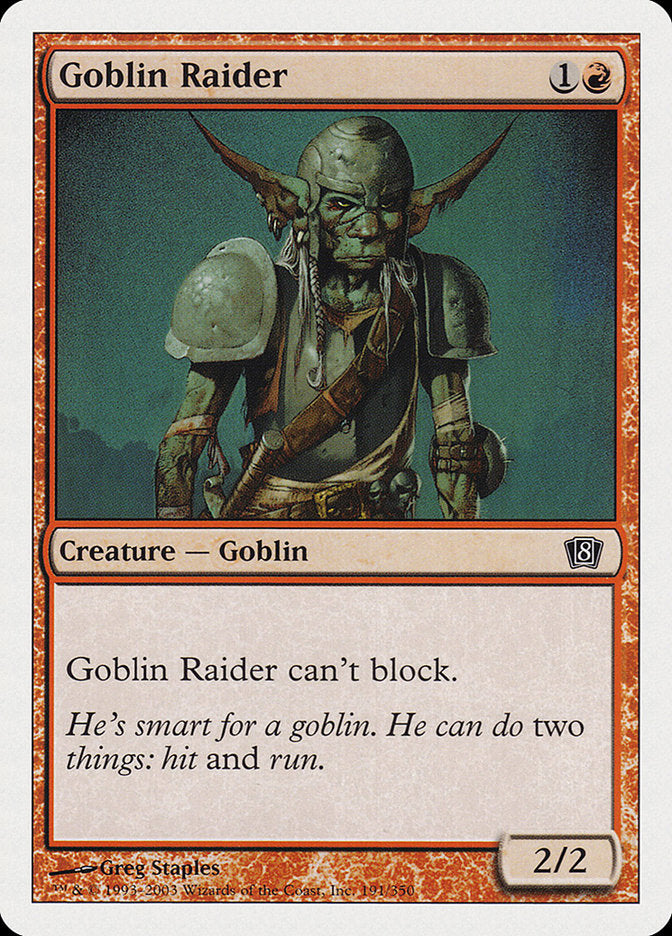 Goblin Raider [Eighth Edition] | Dumpster Cat Games