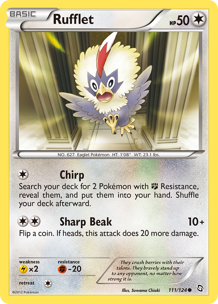 Rufflet (111/124) [Black & White: Dragons Exalted] | Dumpster Cat Games