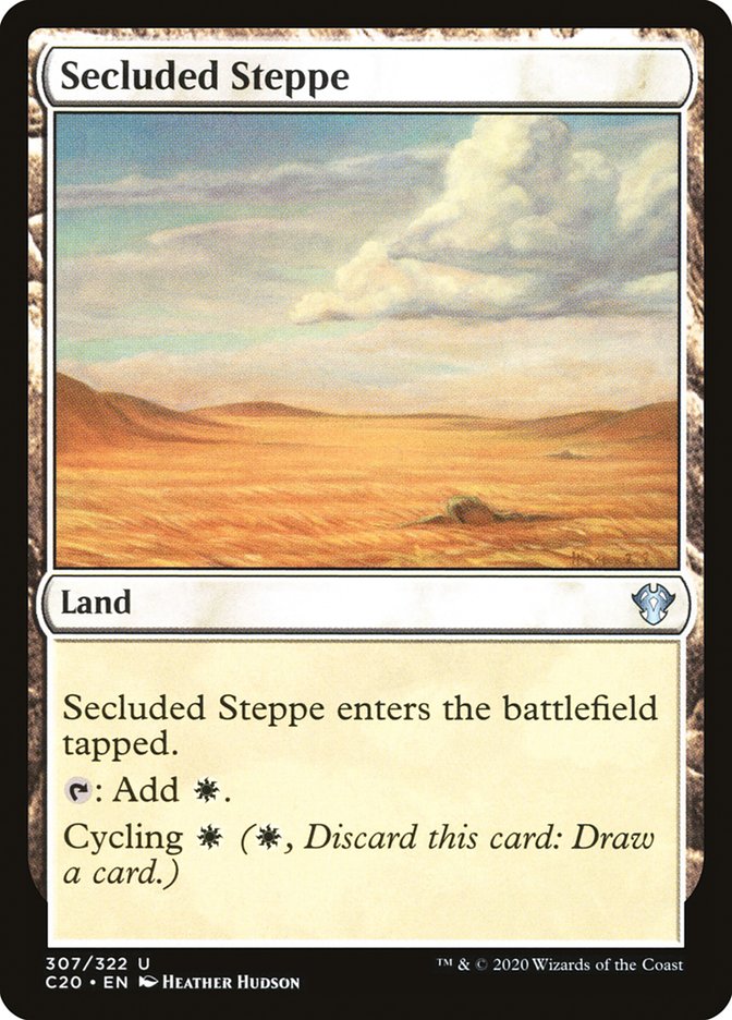 Secluded Steppe [Commander 2020] | Dumpster Cat Games