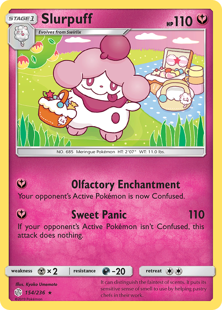 Slurpuff (154/236) [Sun & Moon: Cosmic Eclipse] | Dumpster Cat Games
