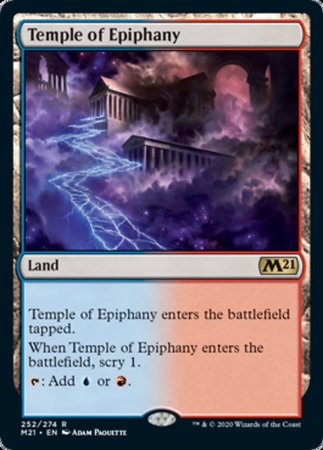 Temple of Epiphany [Core Set 2021] | Dumpster Cat Games