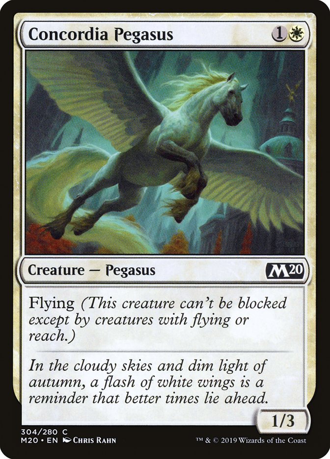 Concordia Pegasus [Core Set 2020] | Dumpster Cat Games