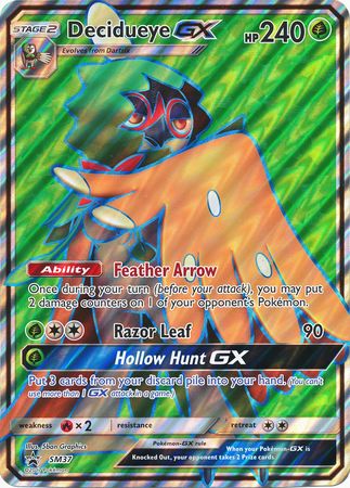 Decidueye GX (SM37) (Jumbo Card) [Sun & Moon: Black Star Promos] | Dumpster Cat Games