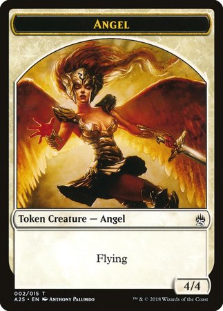 Angel Token (002) [Masters 25 Tokens] | Dumpster Cat Games