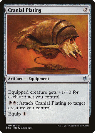 Cranial Plating [Commander 2016] | Dumpster Cat Games