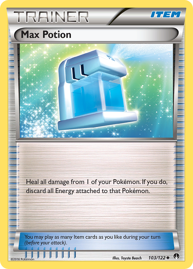 Max Potion (103/122) [XY: BREAKpoint] | Dumpster Cat Games
