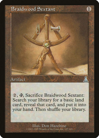 Braidwood Sextant [Urza's Destiny] | Dumpster Cat Games