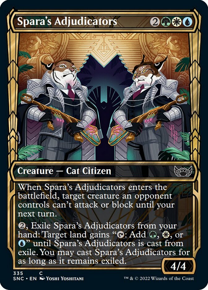 Spara's Adjudicators (Showcase Golden Age) [Streets of New Capenna] | Dumpster Cat Games