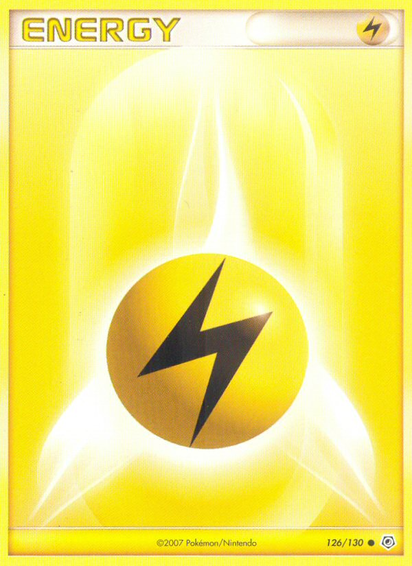 Lightning Energy (126/130) [Diamond & Pearl: Base Set] | Dumpster Cat Games