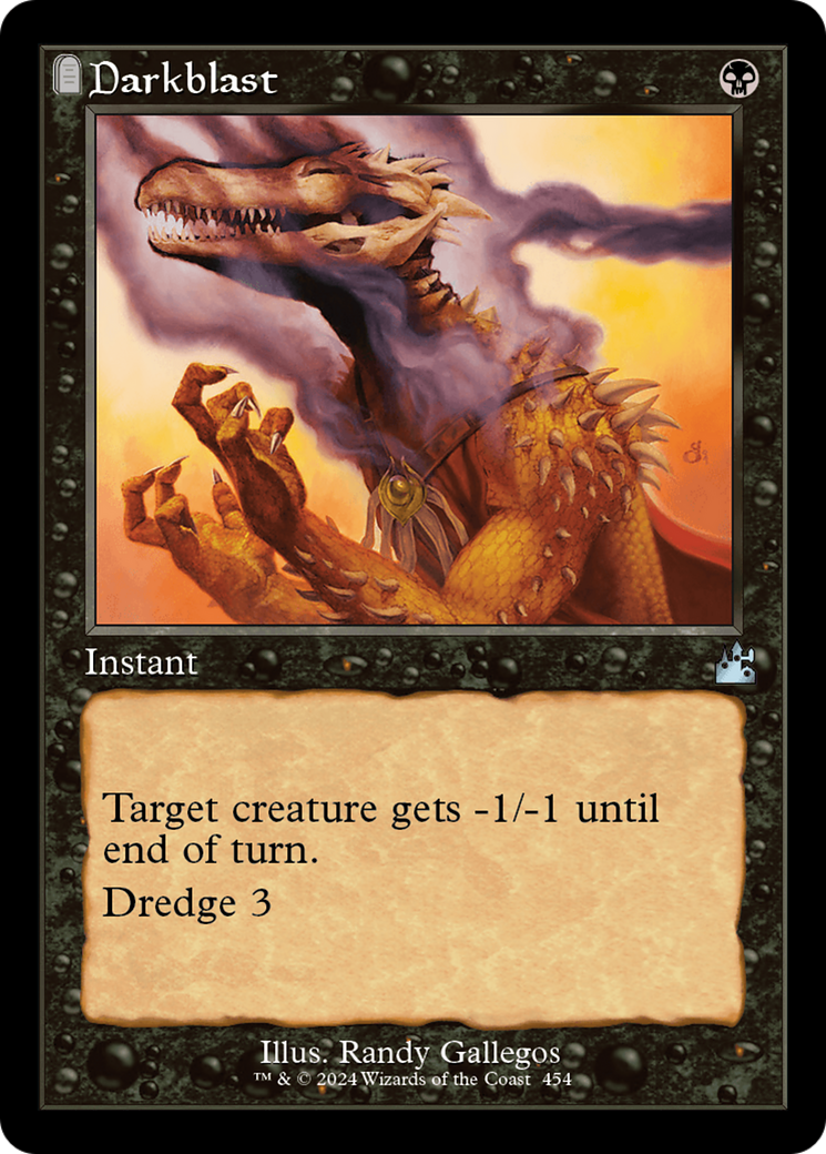 Darkblast (Retro Frame) [Ravnica Remastered] | Dumpster Cat Games