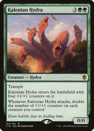 Kalonian Hydra [Commander 2016] | Dumpster Cat Games