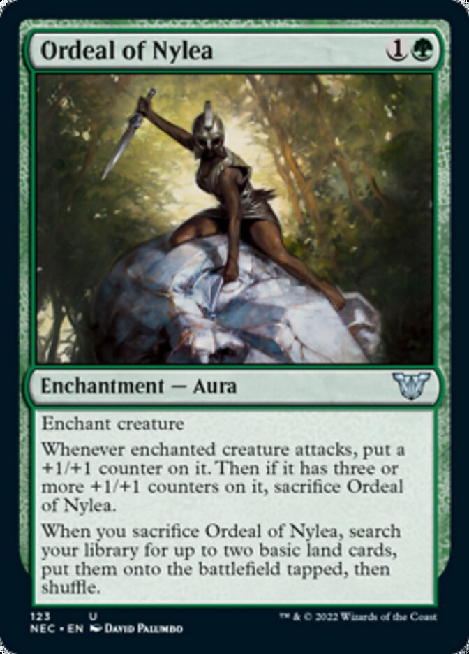 Ordeal of Nylea [Kamigawa: Neon Dynasty Commander] | Dumpster Cat Games