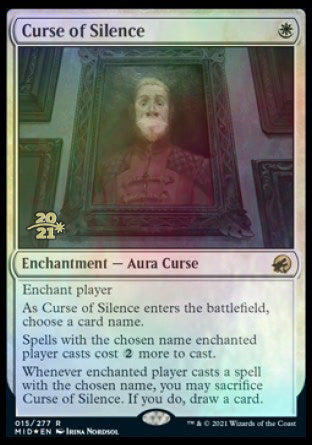 Curse of Silence [Innistrad: Midnight Hunt Prerelease Promos] | Dumpster Cat Games
