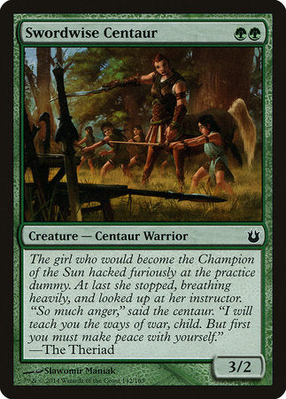 Swordwise Centaur [Born of the Gods] | Dumpster Cat Games