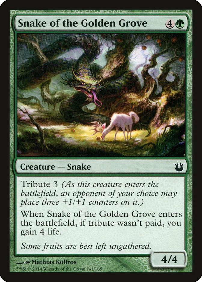 Snake of the Golden Grove [Born of the Gods] | Dumpster Cat Games