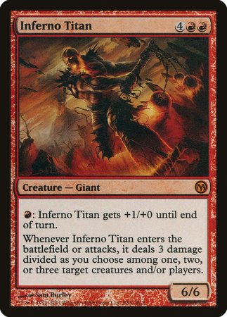 Inferno Titan [Duels of the Planeswalkers 2011 Promos ] | Dumpster Cat Games