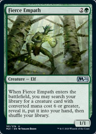 Fierce Empath [Core Set 2021] | Dumpster Cat Games
